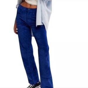 NWT AG The Tomas Trouser High-Rise Baggy Straight Corduroy Pants